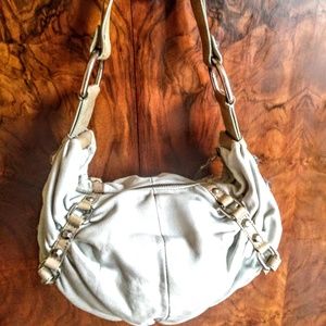 Kenneth Cole Nappa leather moto bag